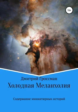 Дмитрий Гроссман Холодная Меланхолия обложка книги