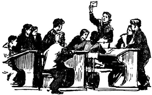 Класс замер Узнав конверт Евстратова побледнела но стараясь не выдать себя - фото 27