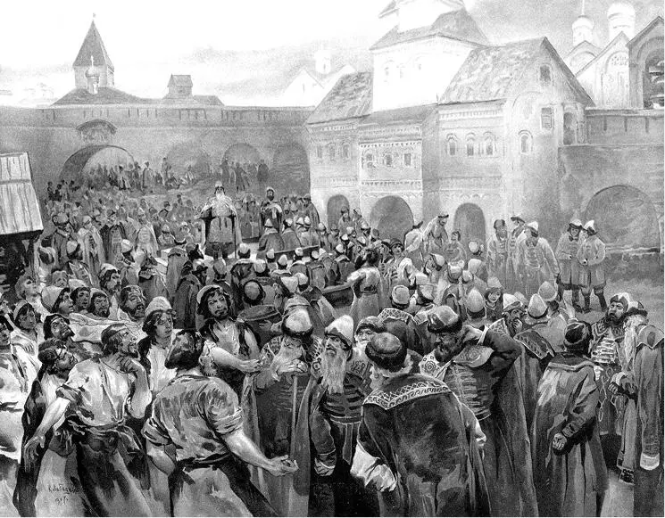 Новгородское вече Художник КВ Лебедев 1913 г Кстати важным экономическим - фото 18