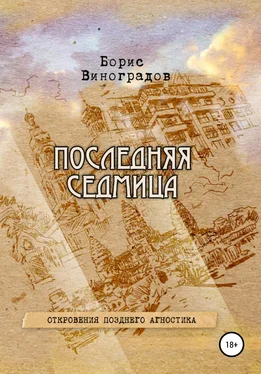 Борис Виноградов Последняя седмица. Откровения позднего агностика обложка книги