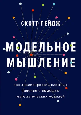 Скотт Пейдж Модельное мышление. Как анализировать сложные явления с помощью математических моделей обложка книги