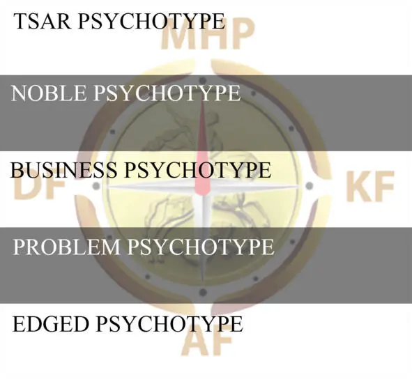 Scheme 2 Classification of psychotypes of AHM So the AHM tries to give - фото 2