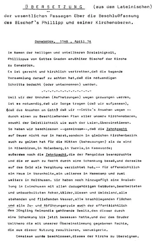 Translation from Latin of Documents of the Office of the Bishop of Osnabrück - фото 13