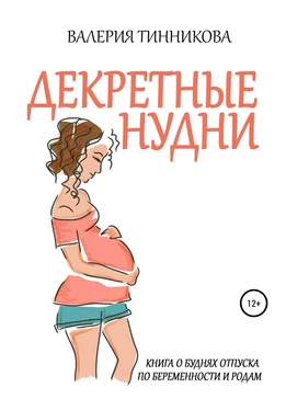 Валерия Тинникова Декретные нудни. Книга о буднях отпуска по беременности и родам обложка книги
