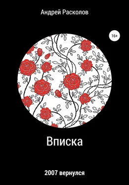 Андрей Расколов Вписка обложка книги