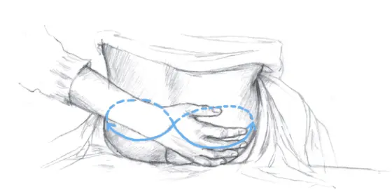 Ill 8 My fingers always point to the right side of the patient I start at the - фото 9