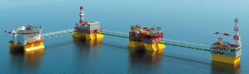 Рис1 Морская ледостойкая стационарная платформа ЛСП 1 нефтегазоконденсатного - фото 11