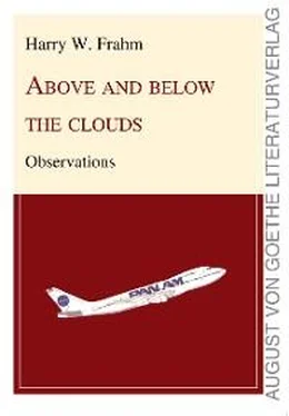 Harry W Frahm ABOVE AND BELOW THE CLOUDS обложка книги