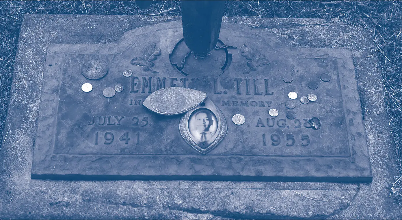 Grave of 14yearold Emmett Till lynched by a white man picture allianceAP - фото 3