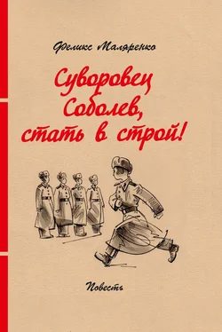 Феликс Маляренко Суворовец Соболев, стать в строй! обложка книги