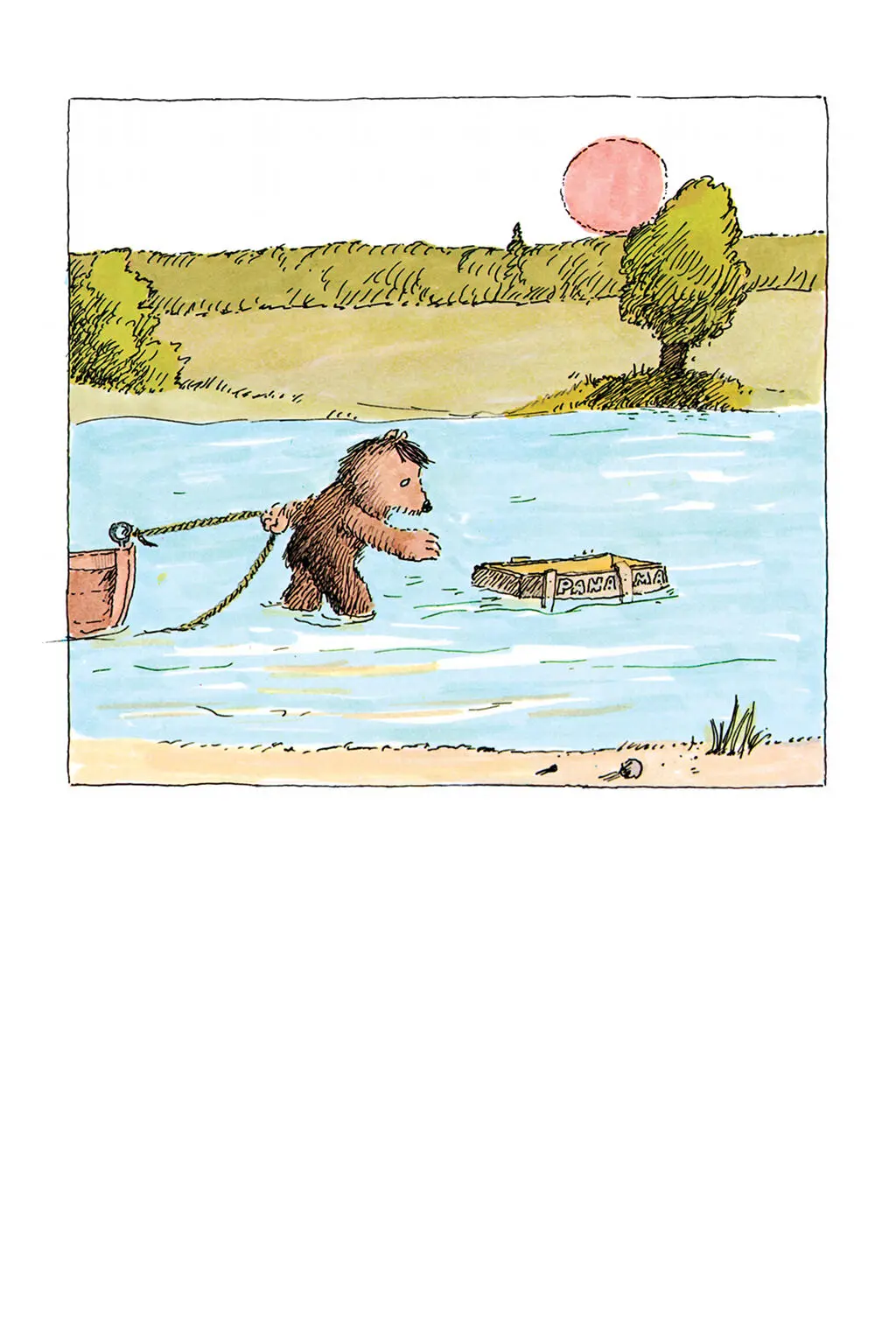 a crate came floating down the river Little Bear fished it out of the water - фото 11