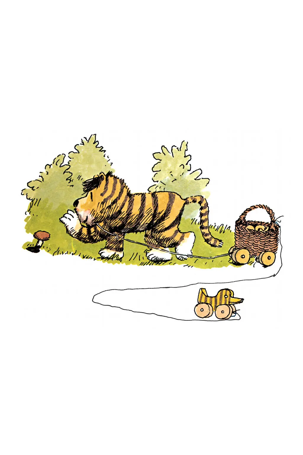 Every day Little Bear took his rod and went fishing and Little Tiger went out - фото 8