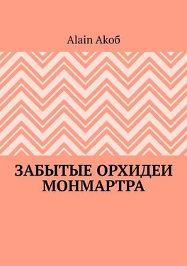 Alain Akoб Забытые орхидеи Монмартра обложка книги