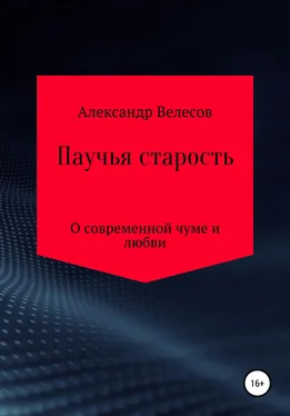 Александр Велесов Паучья старость обложка книги