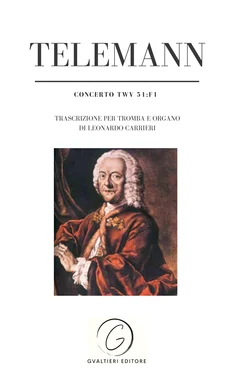 Leonardo Carrieri Concerto TWV 51:f1 обложка книги