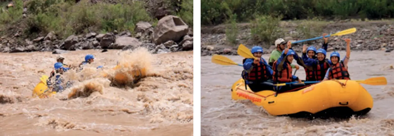 Arriba Rafting en el Río Mendoza Abajo Canopy Tirolesa Tras un día - фото 4