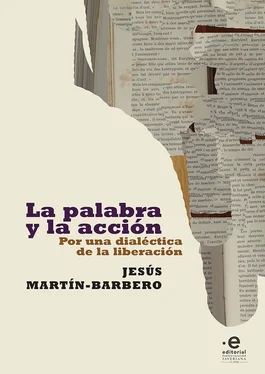 Jesús Martín-Barbero La palabra y la acción обложка книги