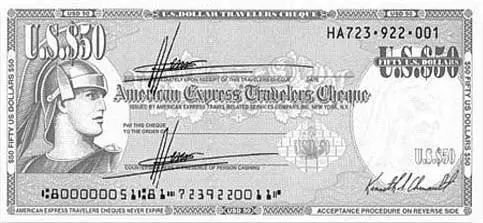Рис 2Новый дизайн чека American Express Оформление дорожных чеков American - фото 5