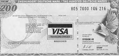 Рис 7Дорожный чек Thomas CookVisa Дорожный чек American Express Долларовый - фото 10