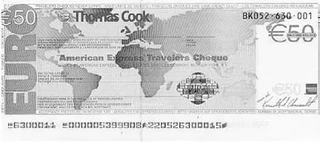 Евро чек Чек в фунтах стерлингах Рис 8Новые совместные чеки American - фото 13