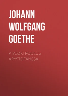 Johann Wolfgang Goethe Ptaszki podług Arystofanesa обложка книги