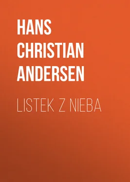 Hans Andersen Listek z nieba обложка книги