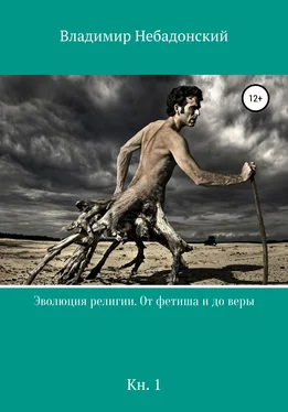 Владимир Небадонский Эволюция религии. От фетиша и до веры обложка книги