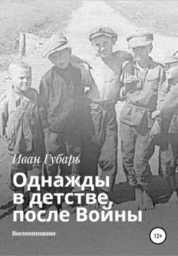 Иван Губарь Однажды в детстве, после Войны обложка книги