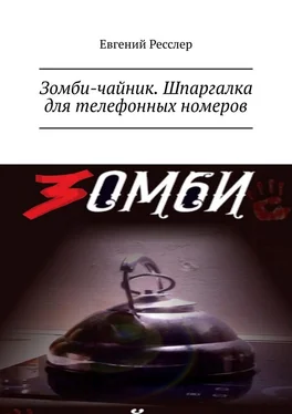 Евгений Ресслер Зомби-чайник. Шпаргалка для телефонных номеров обложка книги