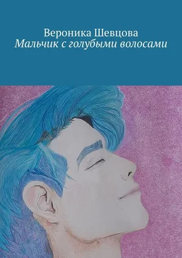 Вероника Шевцова Мальчик с голубыми волосами обложка книги