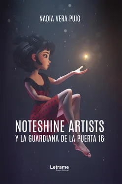 Nadia Vera Puig Noteshine artists y la guardiana de la puerta 16 обложка книги