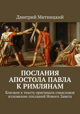 Дмитрий Митницкий Послания Апостола Павла к римлянам. Близкое к тексту оригинала смысловое изложение посланий Нового Завета обложка книги