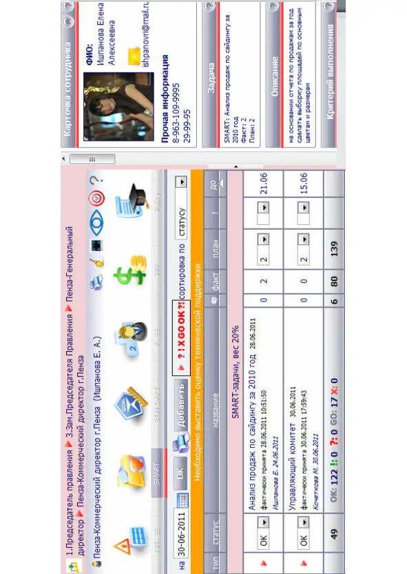 Илл 9 SMARTматрица коммерческого директора филиала в г Пенза Ишпановой - фото 11