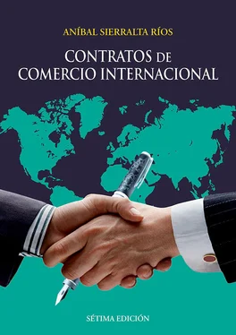 Aníbal Sierralta Contratos de comercio internacional обложка книги