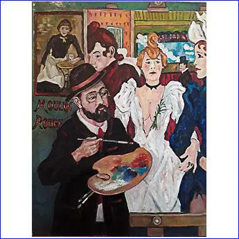 Henri de ToulouseLautrec 18641901 Moulin Rouse 2020 Влюбленный клоун - фото 28