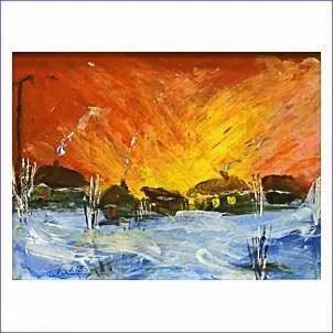 Confession 2016 18х24 cm acryl Признание 2016 18х24 орг акрил Каждое утро - фото 74