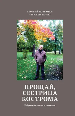 Георгий Моверман Прощай, сестрица Кострома. Избранные стихи и рассказы обложка книги