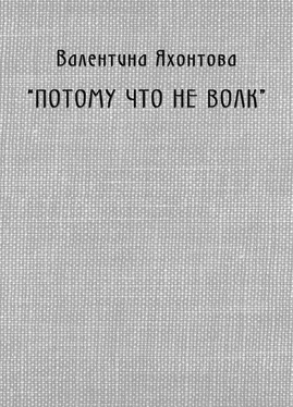 Валентина Яхонтова «Потому что не волк» обложка книги