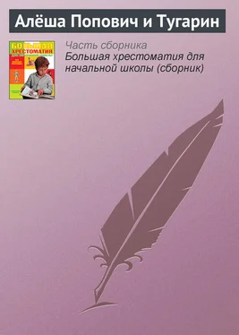 Эпосы, легенды и сказания Алёша Попович и Тугарин обложка книги