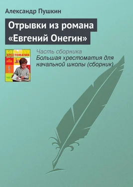 Александр Пушкин Отрывки из романа «Евгений Онегин» обложка книги