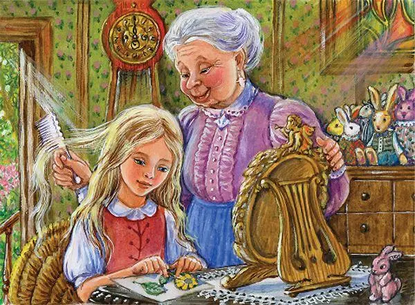 И она продолжала расчесывать кудри девочки и чем дольше чесала тем больше - фото 17