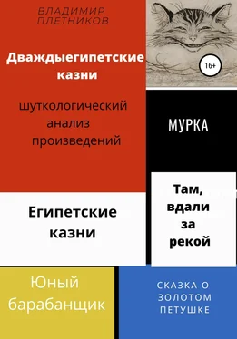 Владимир Плетников Дваждыегипетские казни. Шуткологический анализ произведений обложка книги