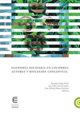 Amanda Vargas Prieto Economía solidaria en Colombia: autores y reflexión conceptual обложка книги