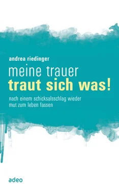 Andrea Riedinger Meine Trauer traut sich was обложка книги