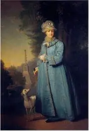 Екатерина II на прогулке в Царскосельском парке Художник Владимира - фото 8