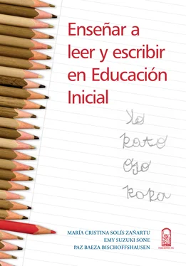 María Cristina Solís Zañartu Enseñar a leer y escribir en educación inicial обложка книги