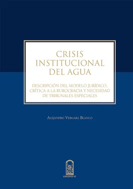 Alejandro Vergara Blanco Crisis institucional del agua обложка книги
