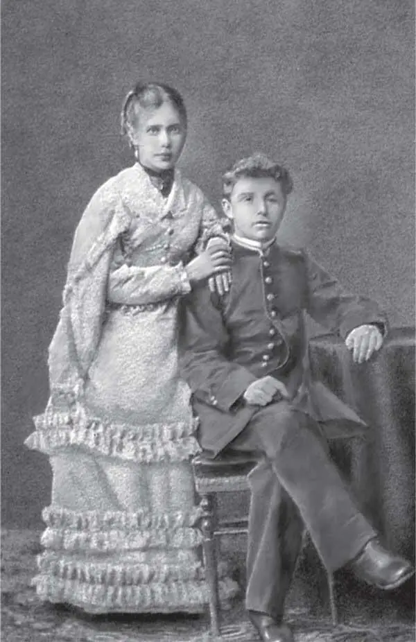 М Врубель с сестрой Анной Гимназическое фото 1870х гг Я постараюсь - фото 13