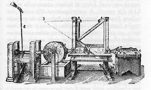 Máquina para cortar lentes reproducida en la Dioptrique de R Descartes AT VI - фото 2