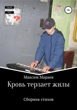 Максим Мараев Кровь терзает жилы обложка книги